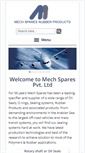 Mobile Screenshot of mechspares.com