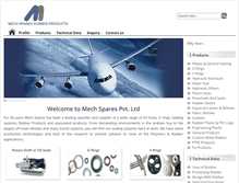 Tablet Screenshot of mechspares.com